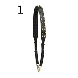 MeeTee B-S122 изготовленным на заказ логосом регулируемые плечевые сумки из натуральной кожи Аксессуары заклепки; Сумке из искусственной кожи; С ремешком