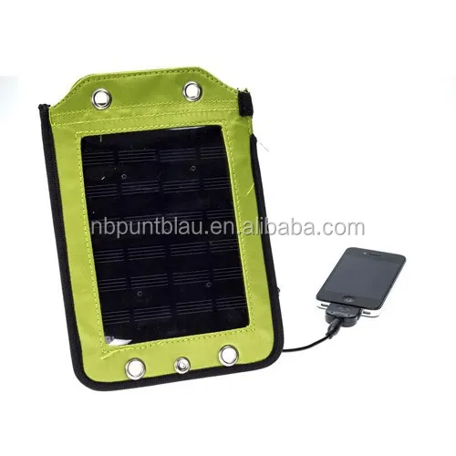 
Portable mobile phone solar charger with USB port 