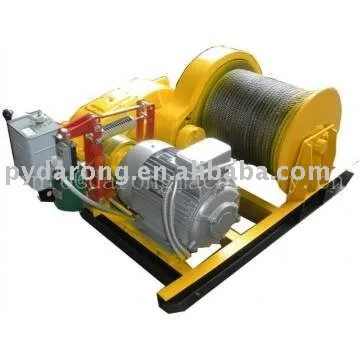 electric hoist winch for lifting and pulling in construction site