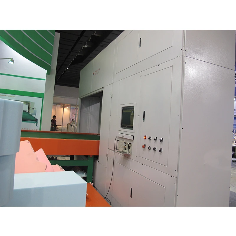 Vertical CNC PU foam shapes cutting machine