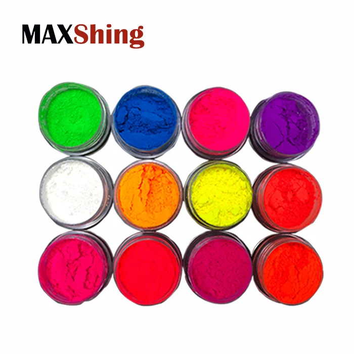 Горячая продажа цветной пигмент порошковое покрытие картина неоновые флуоресцентные пигменты