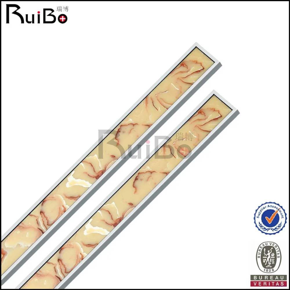 glass door handle in antique brass with marble stone