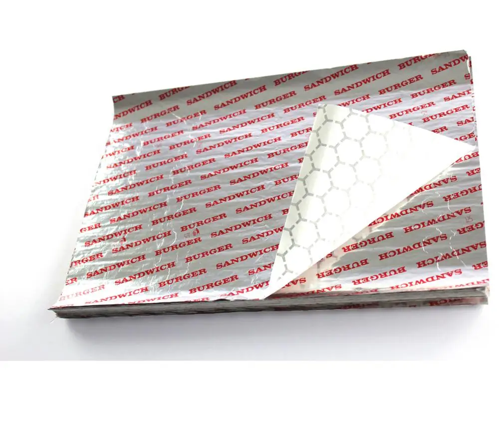 Lamination aluminum foil for hamburger and sandwich wrapping