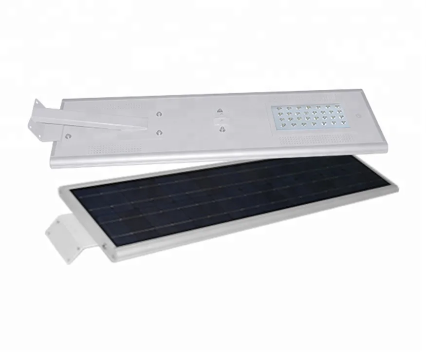 
12 volts 24 volts Warm White 30w all-in-one led solar street light 