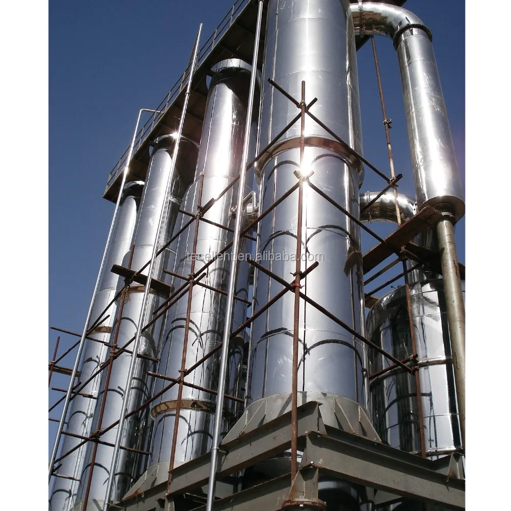 
Industrial Liquid Concentration Multiple effect Thin Film Thermal Evaporator System 