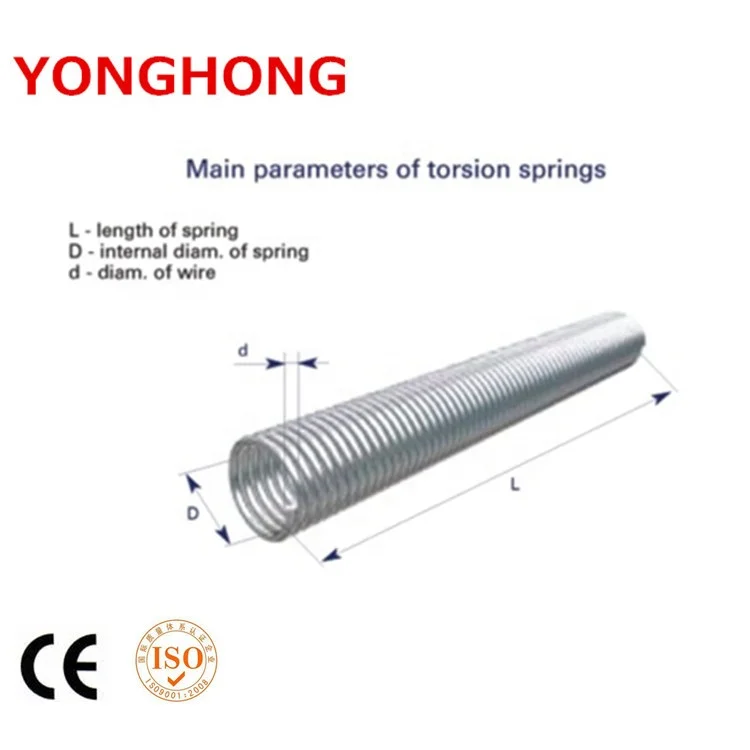 Puerta de garaje sectional garage door galvanized torsion spring