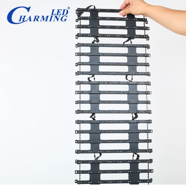 curtain led display Big outdoor screen P37.5 concert used soft led curtain display outdoor rental led curtain display