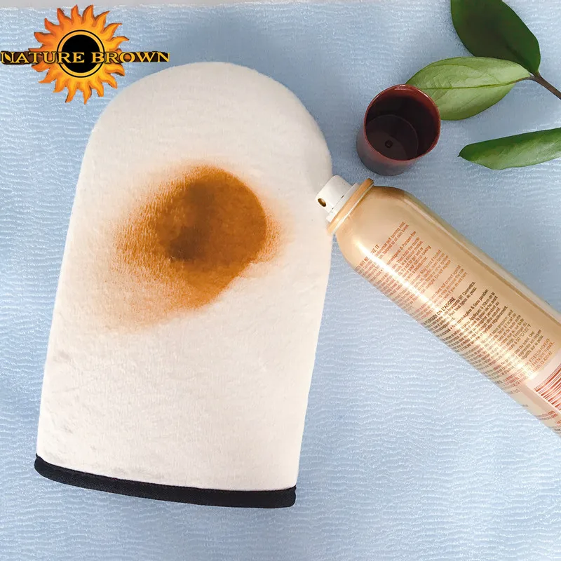 
Promotional popular velvet original tanning mitt gloves 