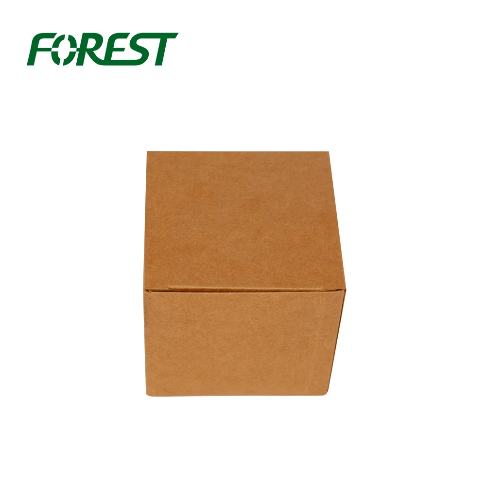 Customized size square cube craft paper mailing shipping carton packaging box