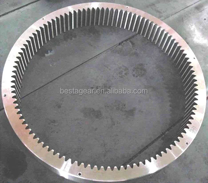Gear ring for cement mixer