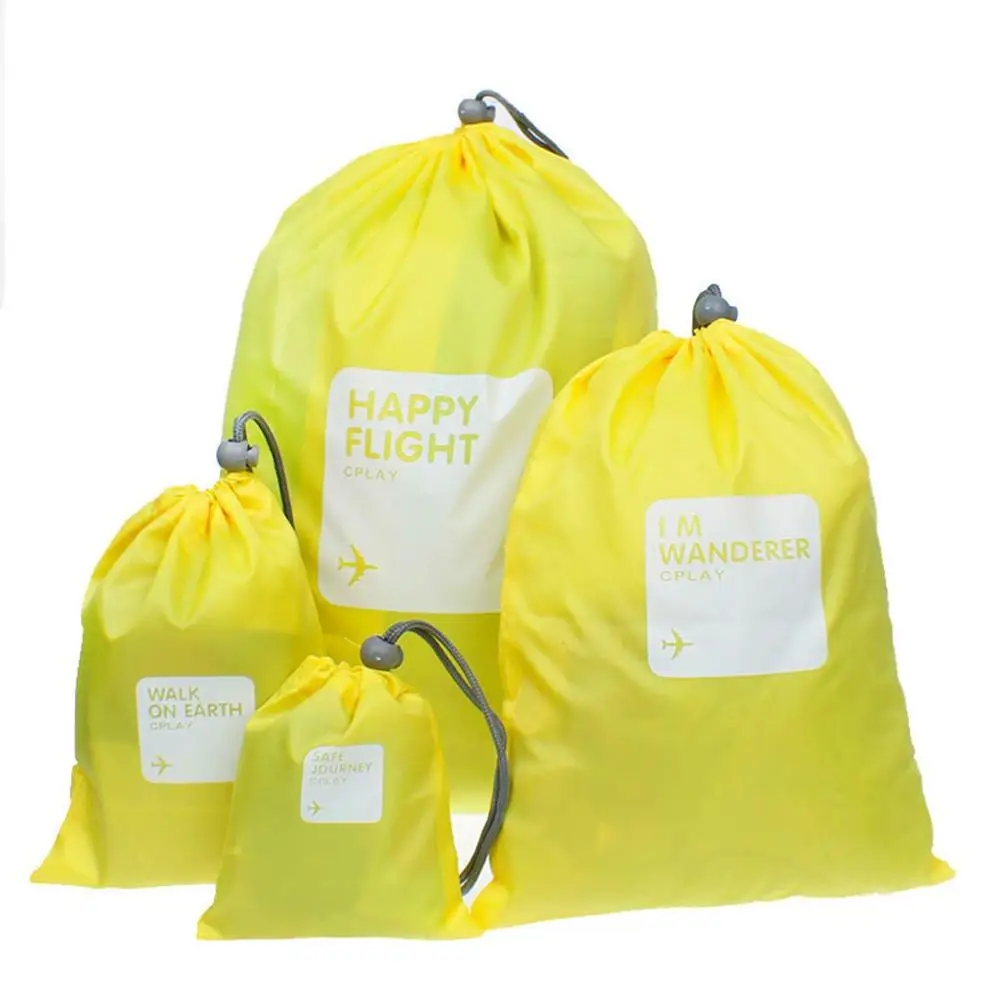 Folding Sport Home Travel Storage Use nylon Waterproof  shoe Cord Bag Ditty drawstring bag