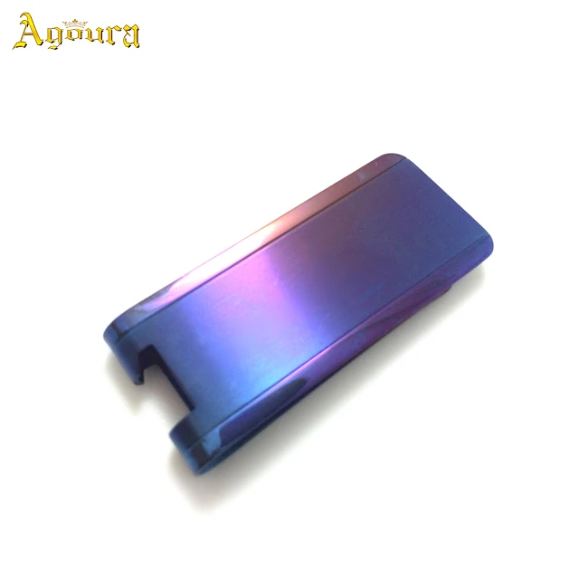 Blocking Travel Wallet Money Clip Bank Cards Case Cash Clip Protected Pure Titanium Stretch Business Card