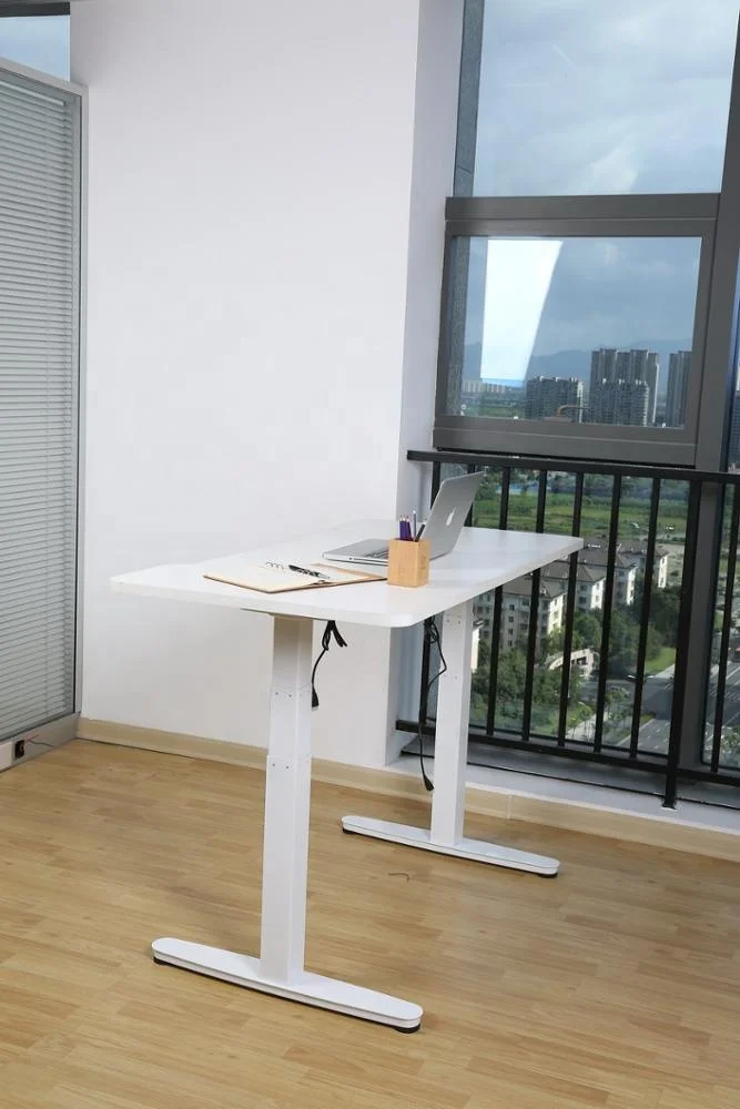 Dual Motors Electric Stand Up Desk Frame Workstation Standing Height Adjustable Desk Base
