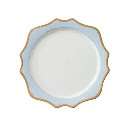 Ceramic wedding charger plates 12inch 10inch 8inch hotel porcelain serving dish with your logo