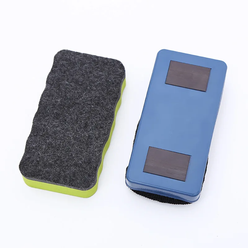 Дешевая цена, горячая Распродажа, магнитный сухой стираемый белый мел, зеленая черная доска, пластиковая фетровая тряпка, ластик для белой доски
