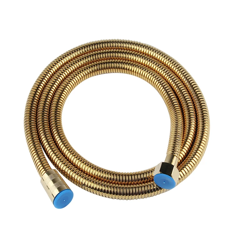 Yuyao high quality Stainless Steel Gold Hand Shower Head Hose