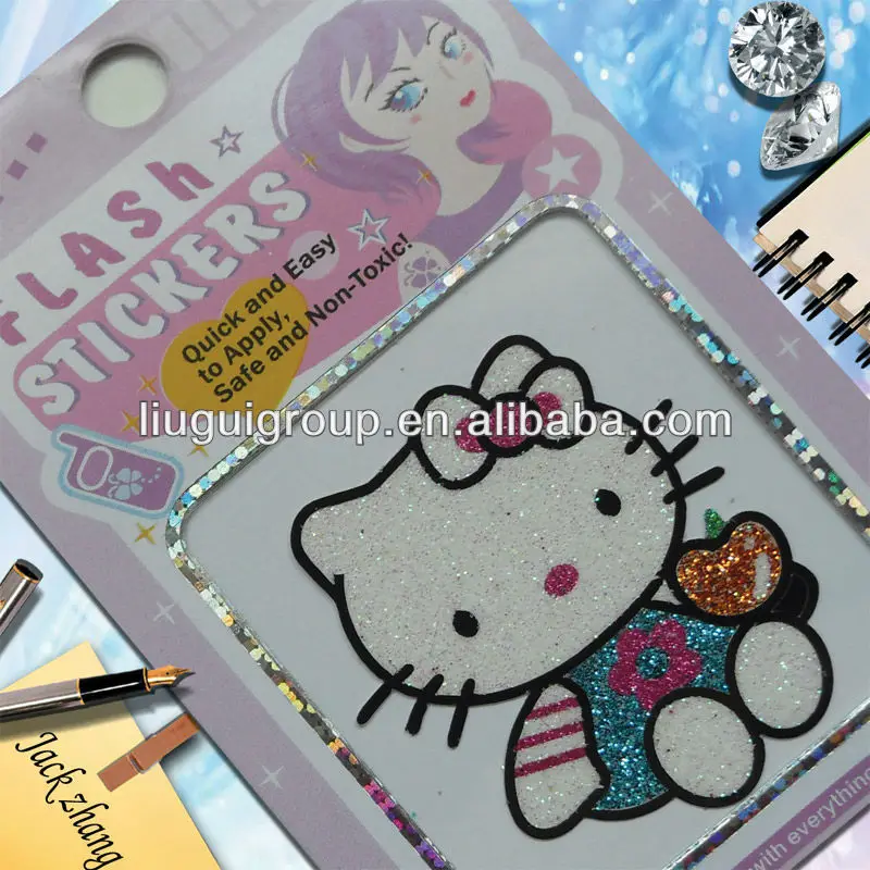 
Kids Hello Kitty Glitter Sticker 