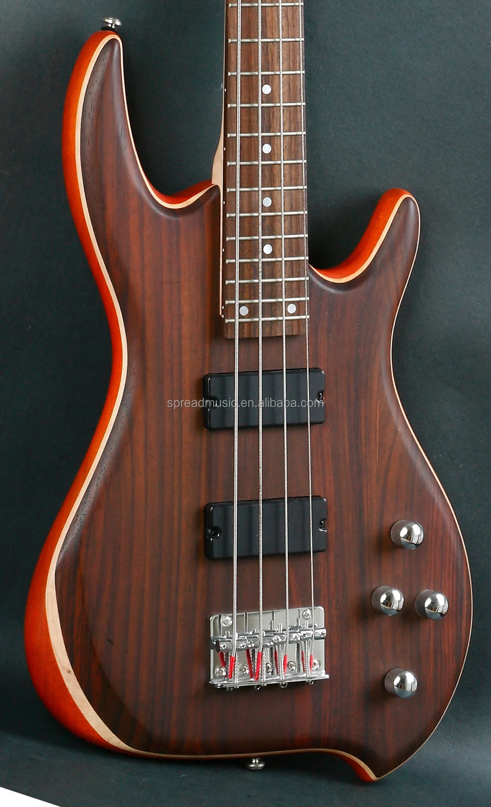 High quality electric bass rosewood mahogany maple electric bass guitar EB-25/N