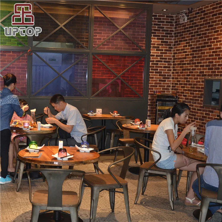 (SP-CS327) fancy custom tables chaises restaurant dining set