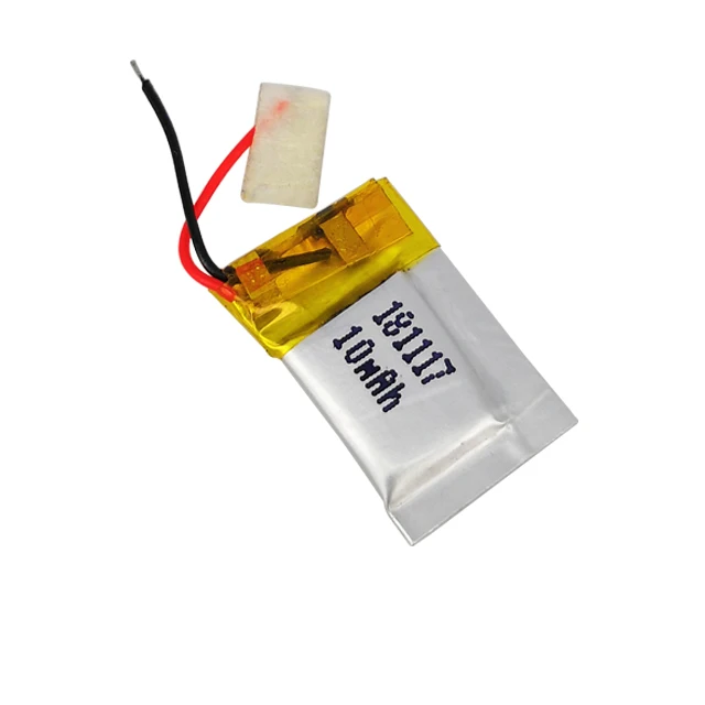 minimum capacity 10mah battery smallest rechargeable lithium lipo battery 181117 3.7V battery