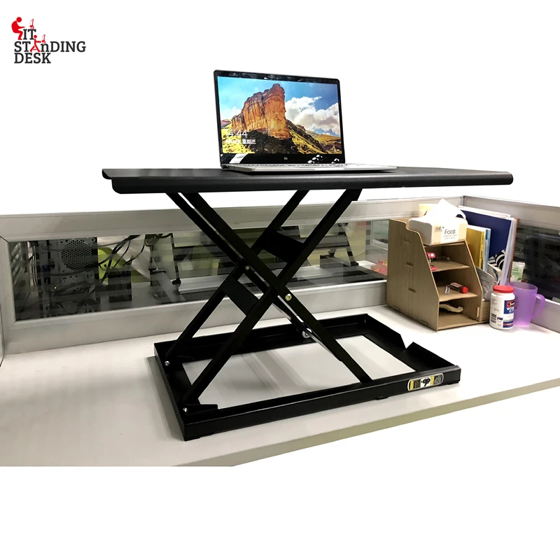STARSDOVE Stand Up Adjustable Standing Computer Desk for Computer Table Riser Office