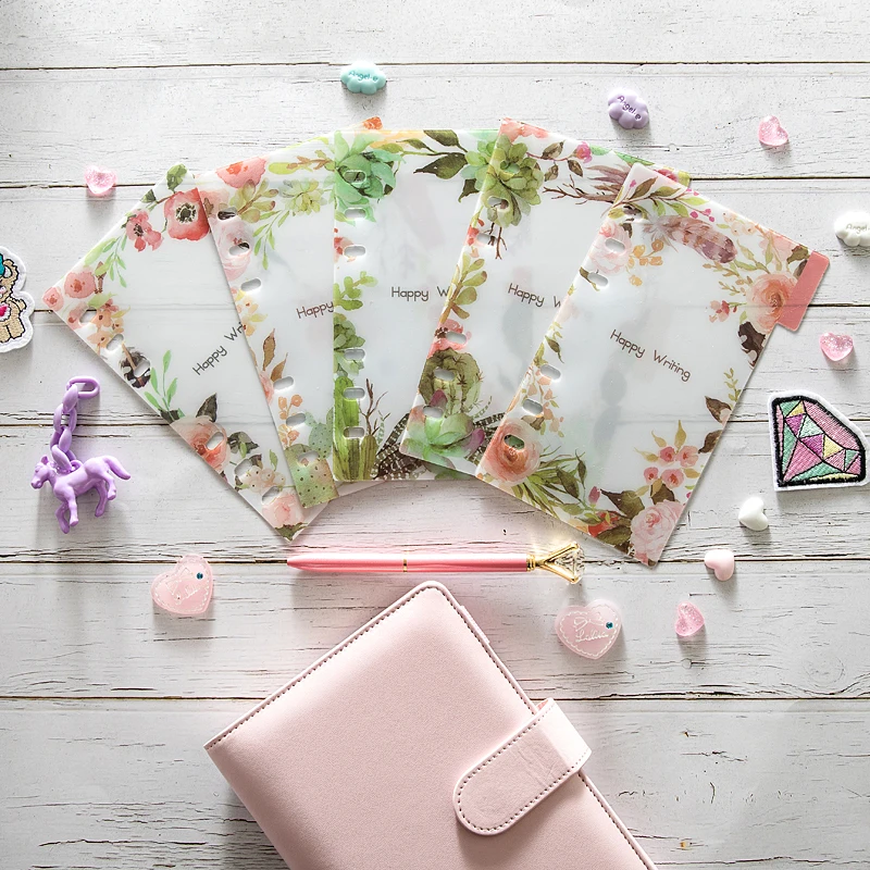 pvc  Colored Index Tabs, planner dividers,  tab dividers