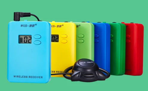 
High Quality whisper tour guide system for tourist teams,radio guiding device 