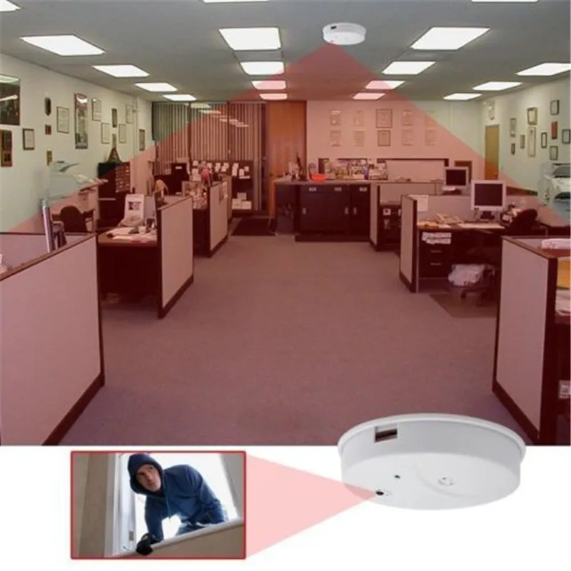 High Quality Smoke Detector Camera With Motion Detection Wireless Smoke Detector Hidden Camera Fire Alarm Spy Camera Hidden