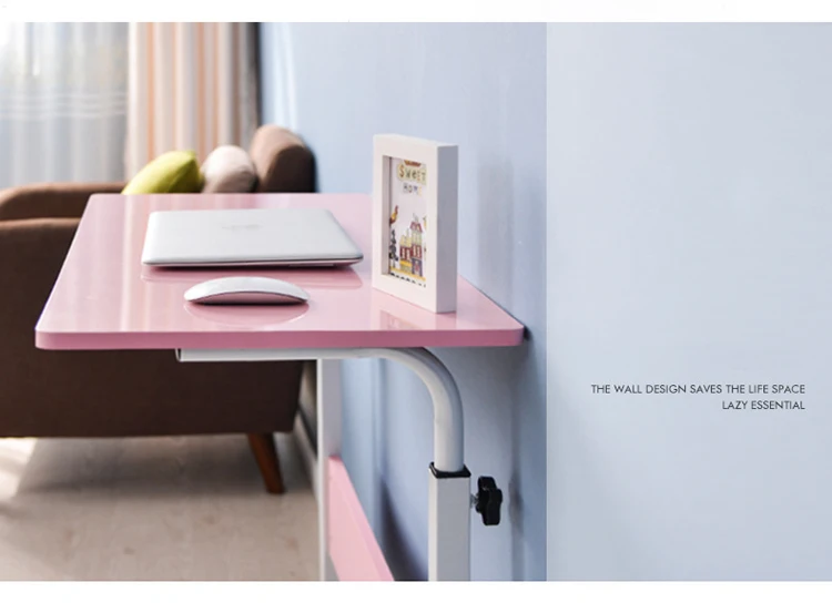 Wholesale Portable Adjustable Folding Arm Bed Aluminum Laptop Desk/Stand/Table With Cooling Fan And Mouse Pad