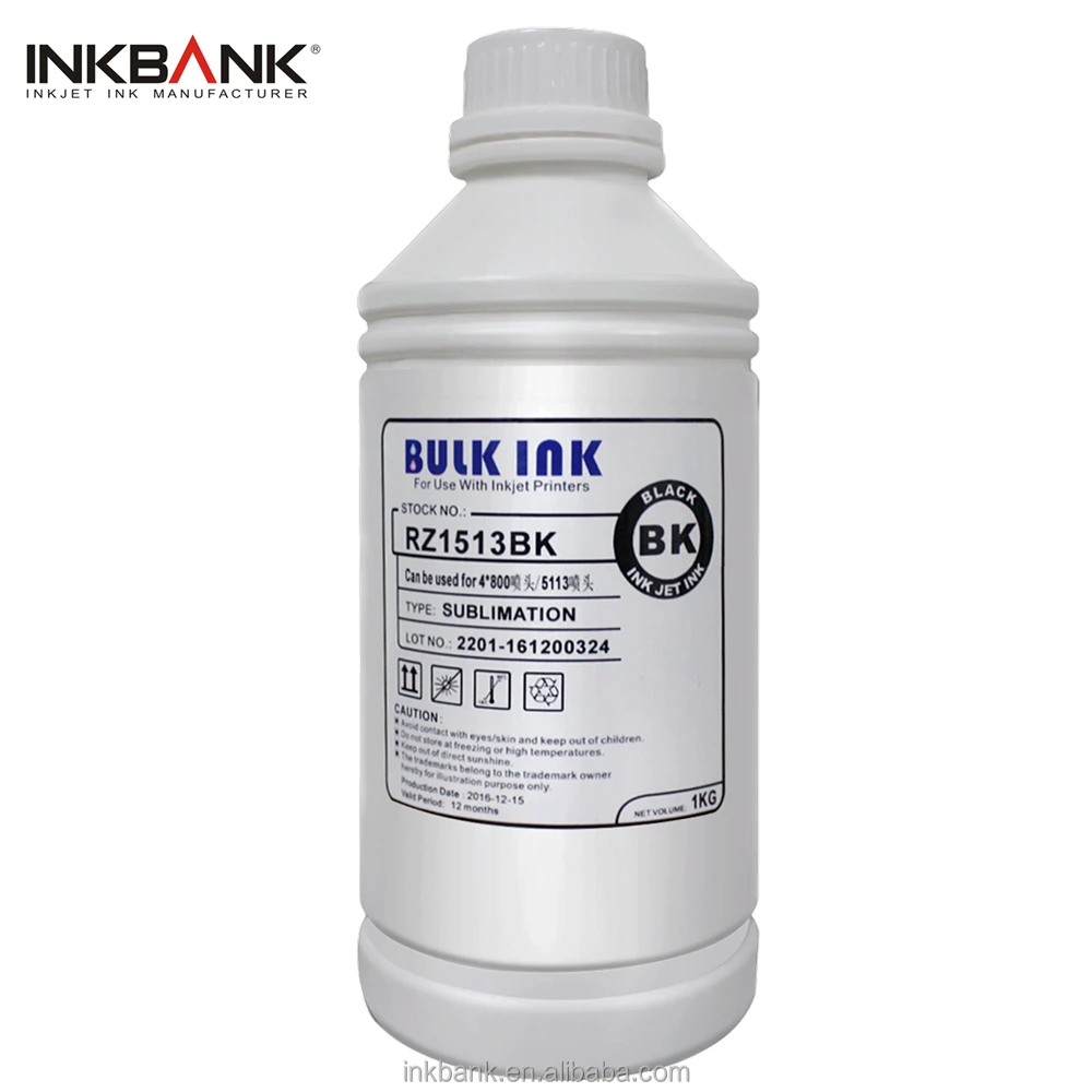 INKBANK fluorescent ink with Magenta and yellow colors , for sublimation printer DX5 DX7 DX6