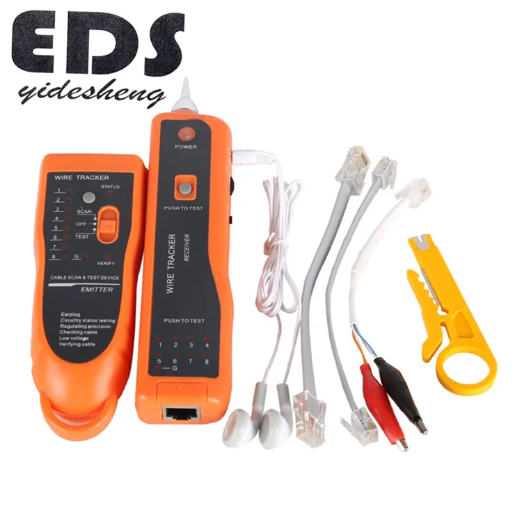 
Hot Sale RJ11 RJ45 Cat5 Cat6 Telephone Wire Tracker Tracer Toner Ethernet LAN Network Cable Tester Detector 