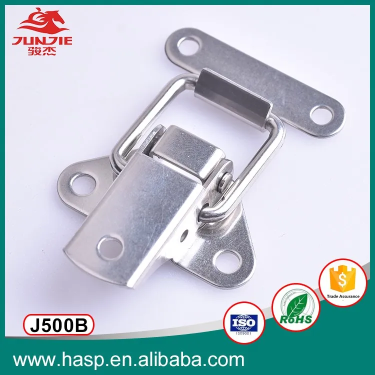 Mini stainless steel quick release hasp fastener truck door toggle latch