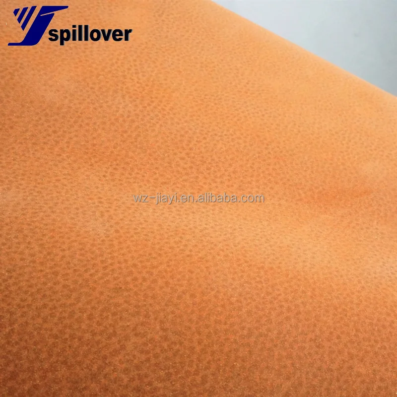 New Fashion PU Microfiber stock Fabric/nubuck Microfiber leather