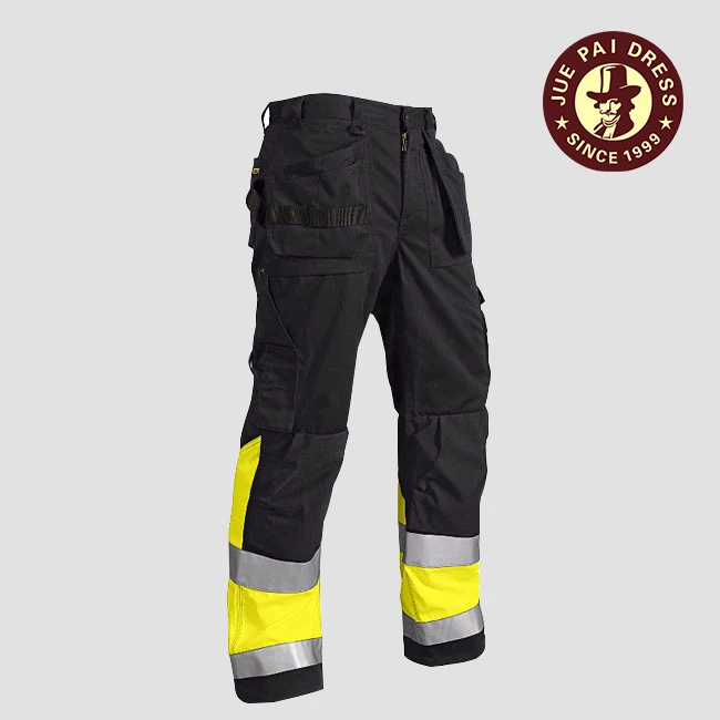 European Style Cargo Work Pants Hi Vis Pants High Visibility Safety Work Pants