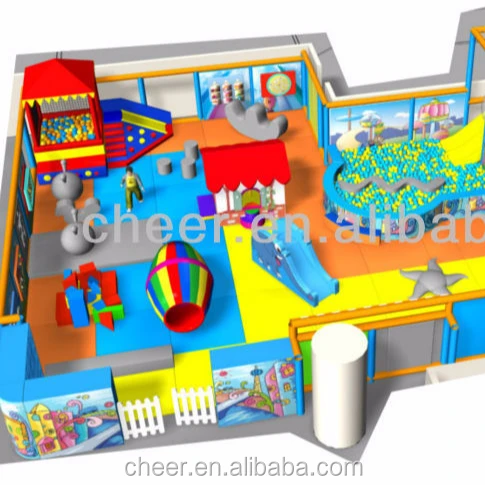 Cheer Amusement 20120514-KZ-003-6 Indoor soft Playground Equipment