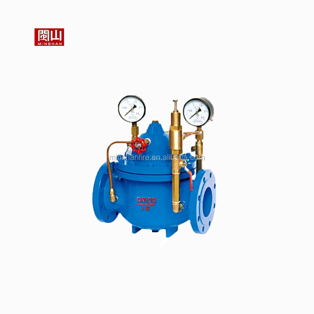 water pressure regulating differential pressure control valve