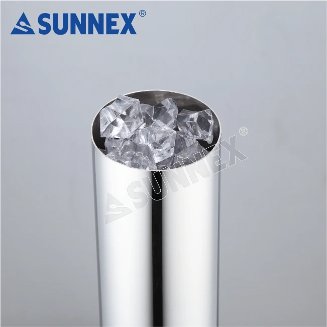 Sunnex Modern Beer Tower Tabletop Liquor Dispenser Stainless Steel Single Beverage Dispenser
