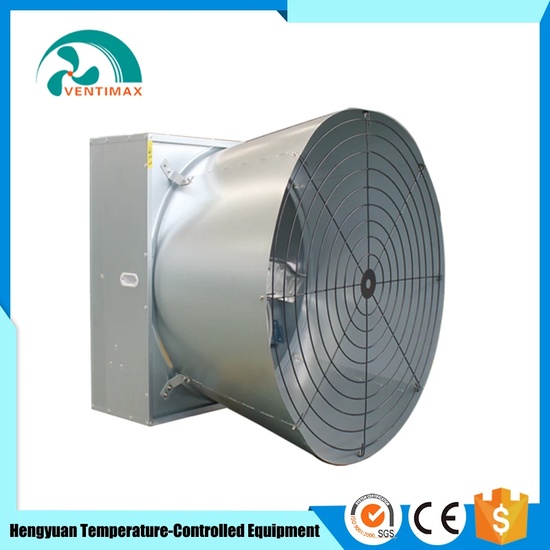 Industrial louvered exhaust fan cone fan price
