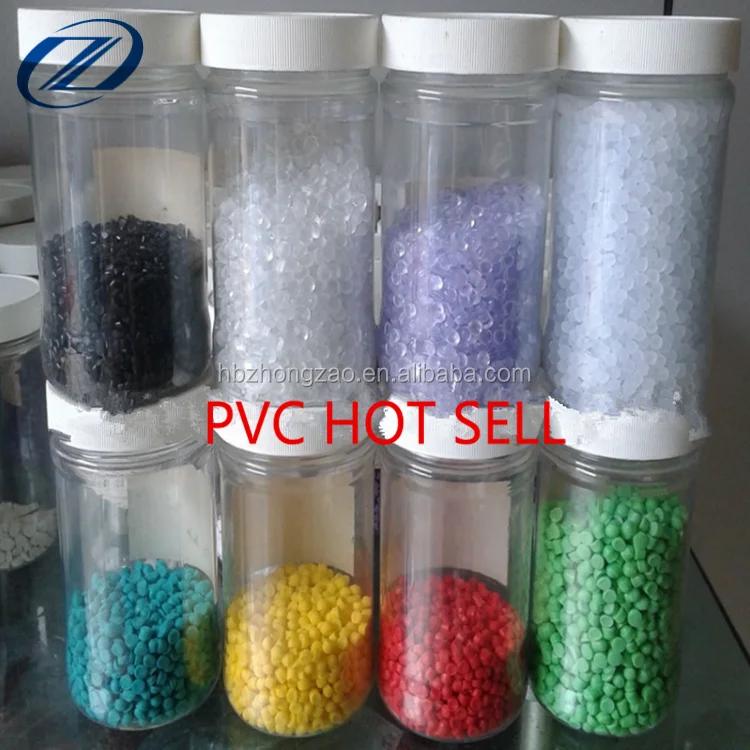2018 Competitive Soft PVC Granule for shoe soles / PVC Resin SG3 SG5 / PVC Clear Pellets manufacturer