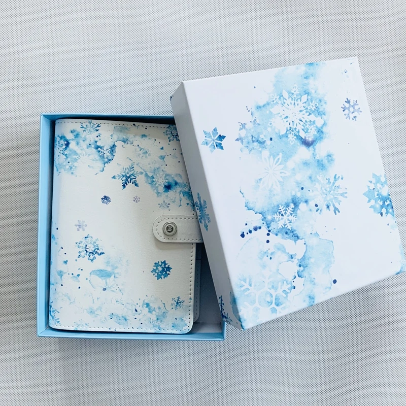 Ring PU Leather A5 / A6 Planner Binder Sakura Ms Notebook planner with beautiful gift box