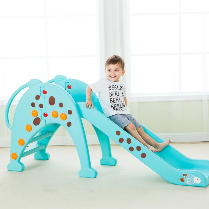 Indoor good quality animal educational child slide playground plastic baby slides indoor playground