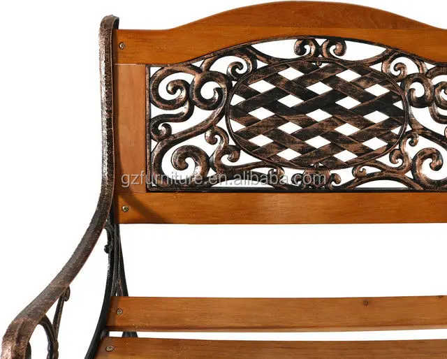
Vintage Ornate Cast Iron Garden Park Bench Ends Legs and Back Heavy Duty 
