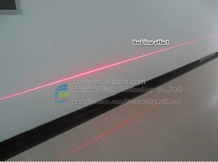 FU65011LX-BD22 650nm <1mW red straight line generator laser module  lazer projector light lamp 110degree fan angle