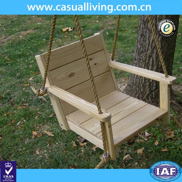 outdoor wooden swings for adults