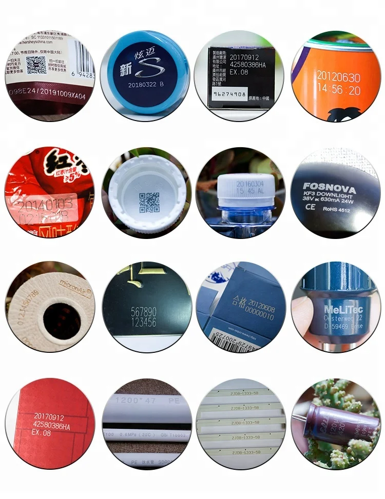 
plastic bottle co2 laser marking batch date coding machine 