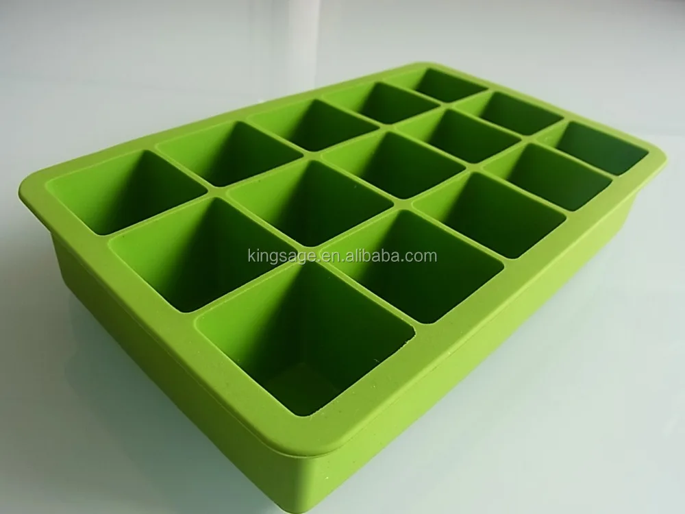 15 cube silicone ice trays,silicone ice cube trays custom logo printing, ice cube mold