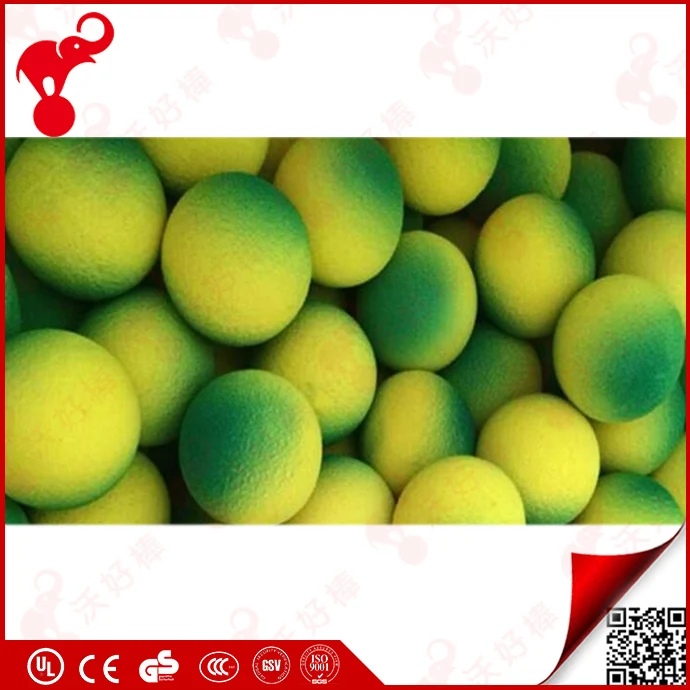 Пользовательские печатные варианте размеры анти-стресс nbr/eva пены красочные практике массового пластиковые мячи для гольфа