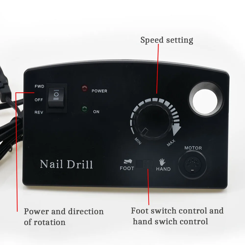 45000 rpm micro motor nail drill cordless nail drill drill bit nail