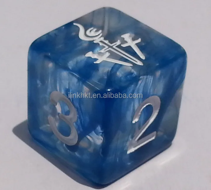 Custom engraved logo dices