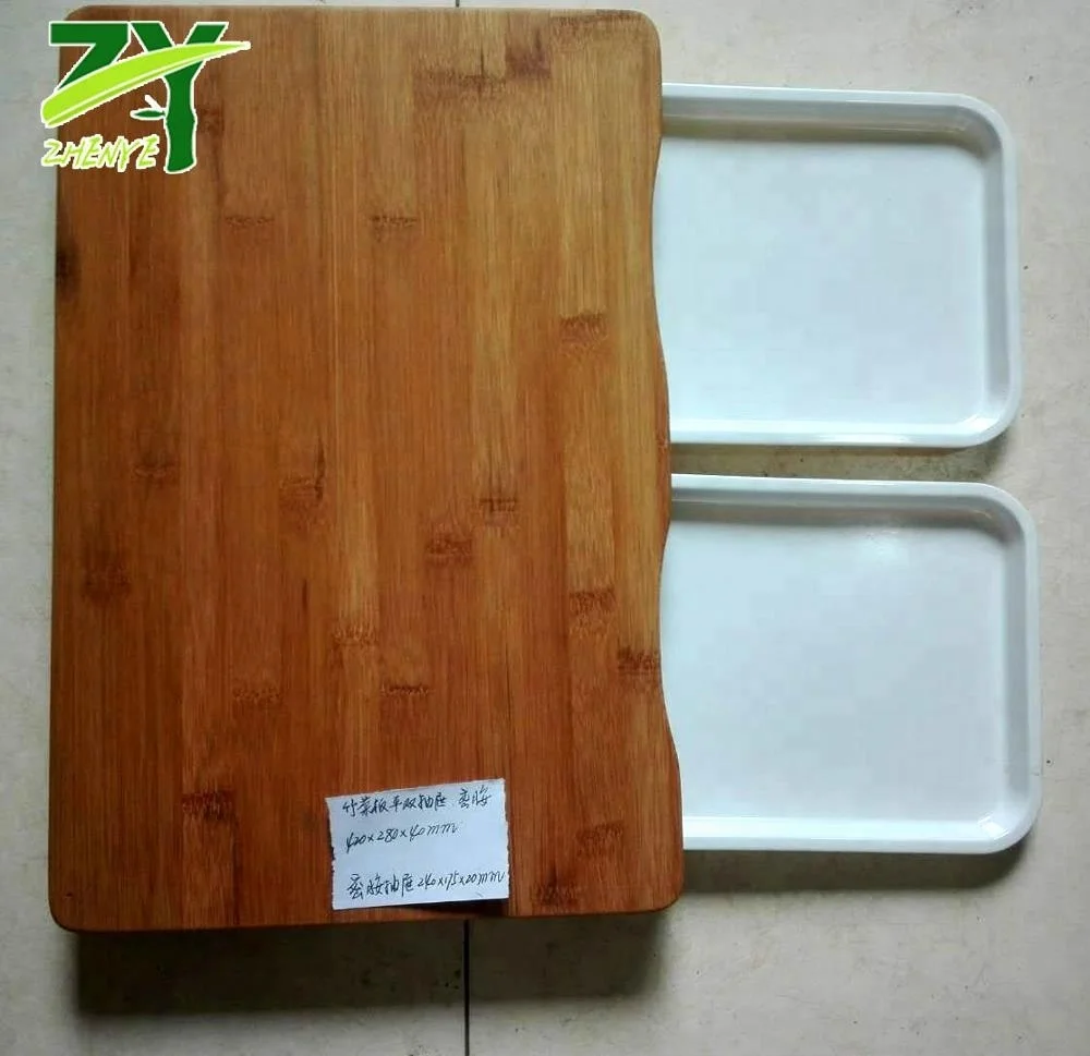NEW!  ZY-864 CHOPPING BOARD KITCHEN WITH DRAWERS, CHOPING BLOCK BAMBOO WITH DRAWERS